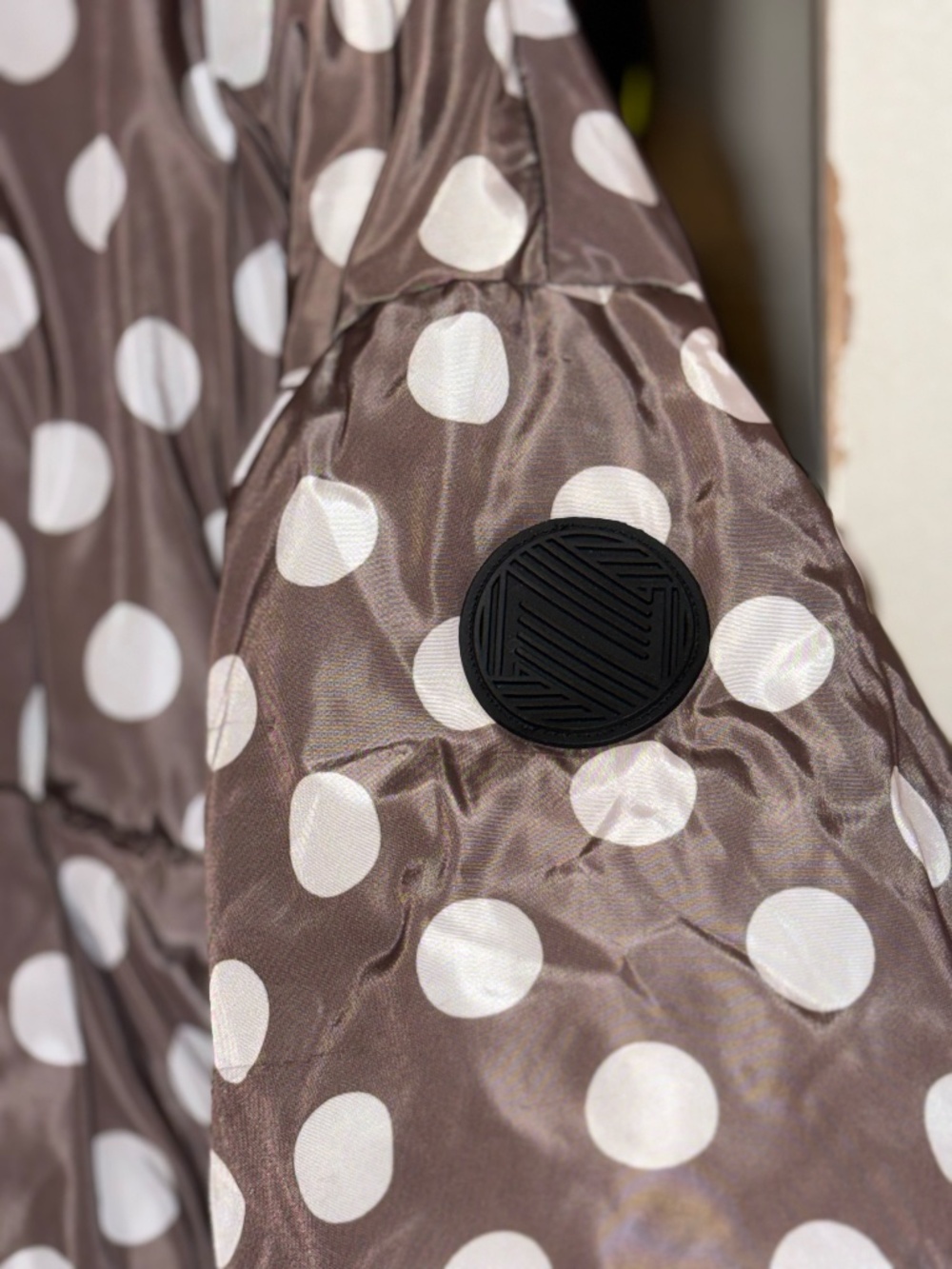 Noize XL Faika polka dot puffer coat jacket - Picture 7 of 9